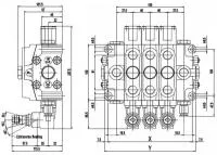 Гидрораспределитель секционный Hydrocontrol HC-D4/3