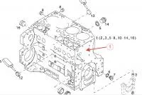 Блок двигателя Deutz TCD 2012 L6 2V OEM (04506856)