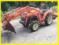 Японский Минитрактор Kubota X 20 D с Куном