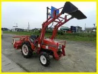 Японский Минитрактор Yanmar F-220 c Фронтальным Погрузчиком